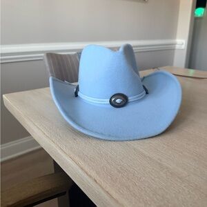 Vince Camuto Sky Blue Cowboy Hat